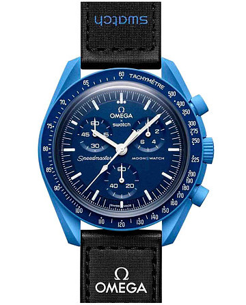 Swatch x Omega Bioceramic Moonswatch Mission to Neptune SO33N100