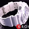  Casio Casio G-Shock GA-100A-7A на белом фоне — вид анфас