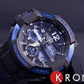 Casio Casio G-Shock GA-1000-2B g-shock японские мужские часы на браслете силикон боковой вид