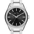 Armani Exchange Armani Exchange AX2800  AX2800 кварцевые мужские часы  черный циферблат, браслет нержавеющая сталь — вид спереди
