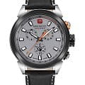 Swiss Military Hanowa Swiss Military Hanowa SMWGC2100270  SMWGC2100270 кварцевые мужские часы  серый циферблат, браслет кожаный — вид спереди