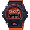 Casio Casio G-Shock DW-6900TD-4DR (DW-6900TD-4)  DW-6900TD-4 электронные мужские часы  красный циферблат, браслет пластик — вид спереди