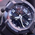 Casio Casio G-Shock GA-1000-1ADR (GA-1000-1A) электронные мужские часы часы, крупный план черный циферблат