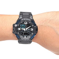 Casio Casio G-Shock GA-1000-2B электронные мужские часы часы, крупный план черный циферблат